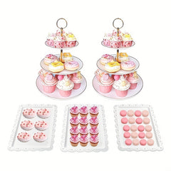 5 Pcs Cake Stand Set Cupcake Stand Set Dessert Table Display Set