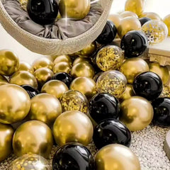 16pcs Metallic Sequin Balloons for Independence Celebrations & Parties
