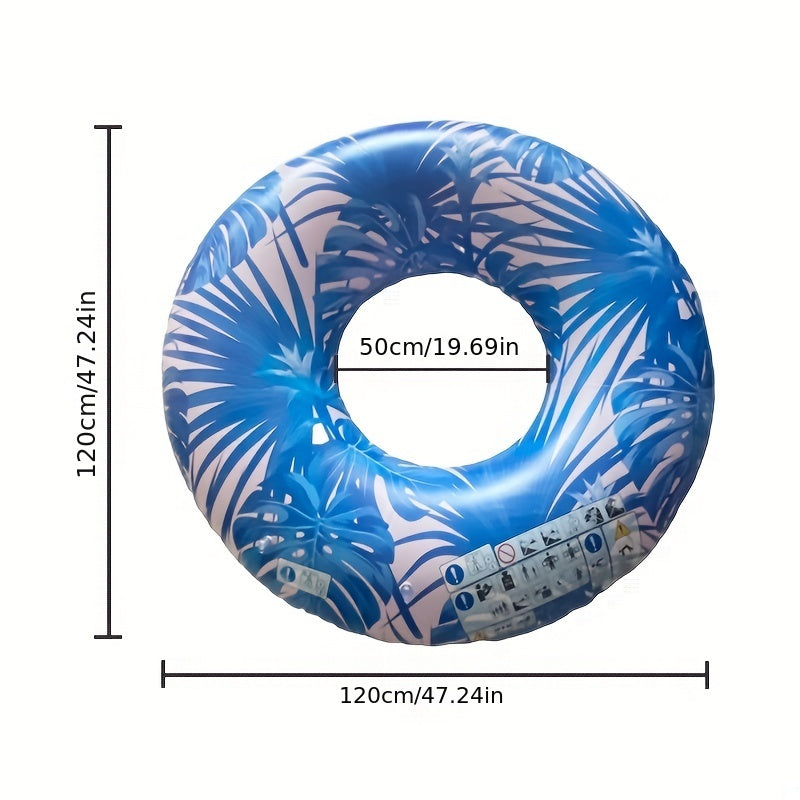 Tropical Paradise Pool Float for Adults - Large Inflatable Ring