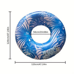 Tropical Paradise Pool Float for Adults - Large Inflatable Ring