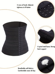  Casual Shapewear Women's Plus Solid Adjustable Tummy Control