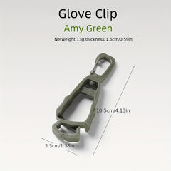 Outdoor Glove Clip Plastic Anti-drop Clip for Work Gloves
