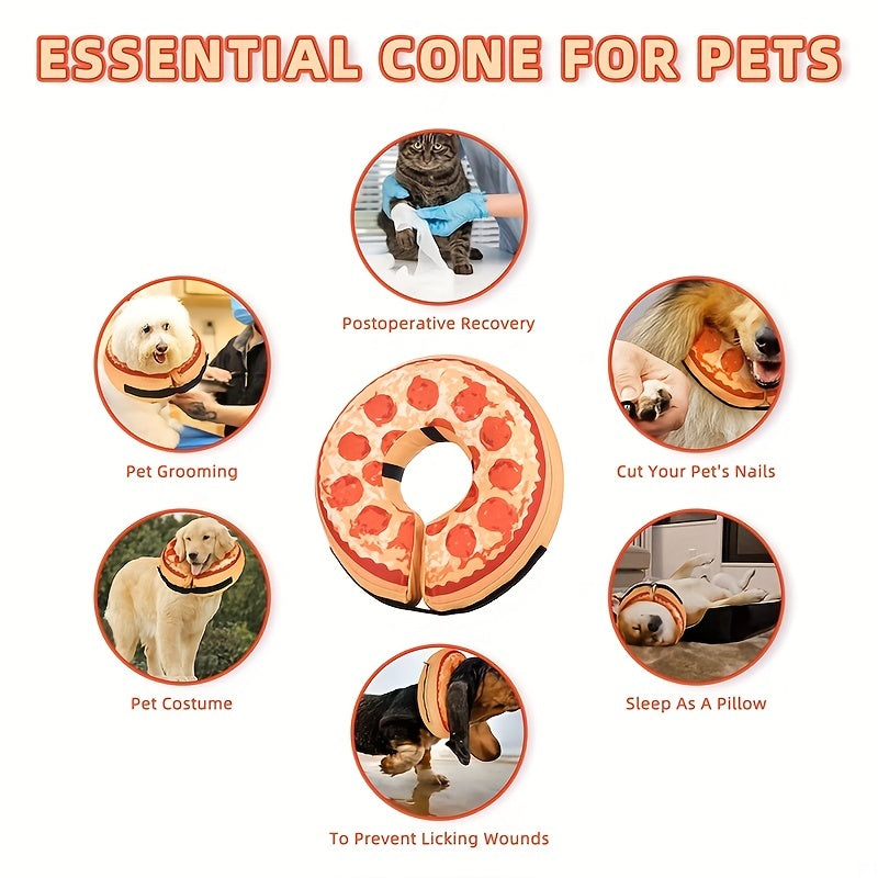 Inflatable Dog Donut Collar for Small and Medium Dogs