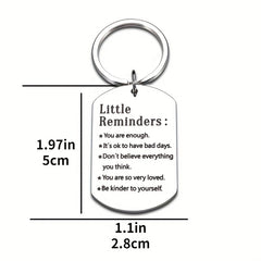 You Are Enough Keychain Mental Health Gift Daughter Mom Reminder Hug Self Love