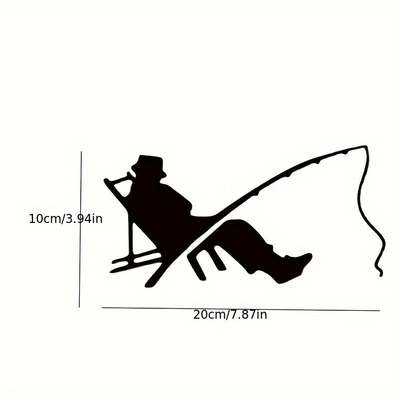 Car Fishing Sticker Decal Small Box Figure Boat Decoration