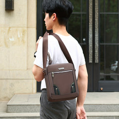 Men's Crossbody Bag Business Diagonal Shoulder Bag Outdoor Travel Messenger Bag