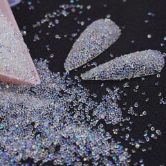 10000Pcs Pixie Nail Crystals Rhinestones Micro Nail Beads 1 2mm