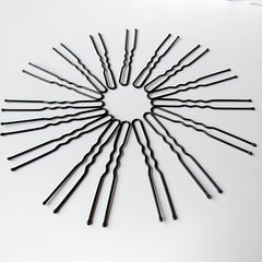50pcs U-shaped Hairpin for Chignon Bun Hair Styling