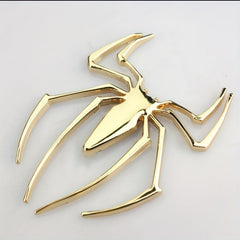 Spider Car Metal Sticker 3D Stereo Body Side Tail Motorcycle Flower