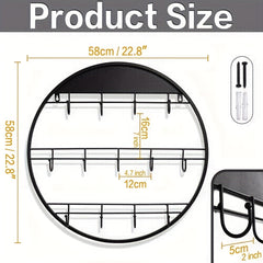 Wall Mounted Coffee Cup Hook Household Drain Cup Holder