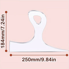 1pc Acrylic Router Template for Cutting Board, Kitchen Home Use
