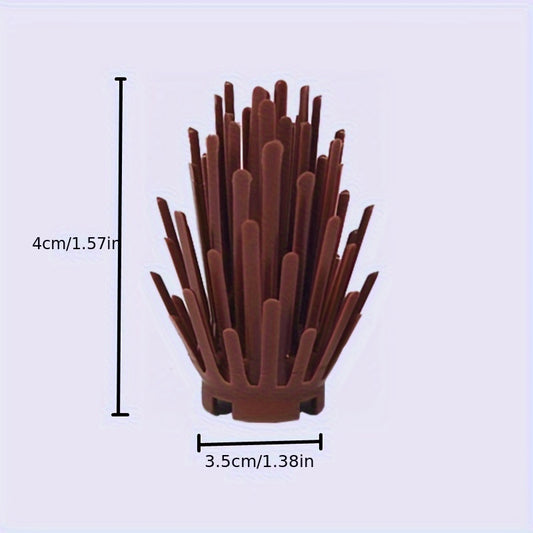 9pcs Building Block Farm Grass Shrub Plant Garden Ranch Fence Scene Play
