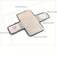 Portable Waterproof Diaper Changing Pad Travel Bag