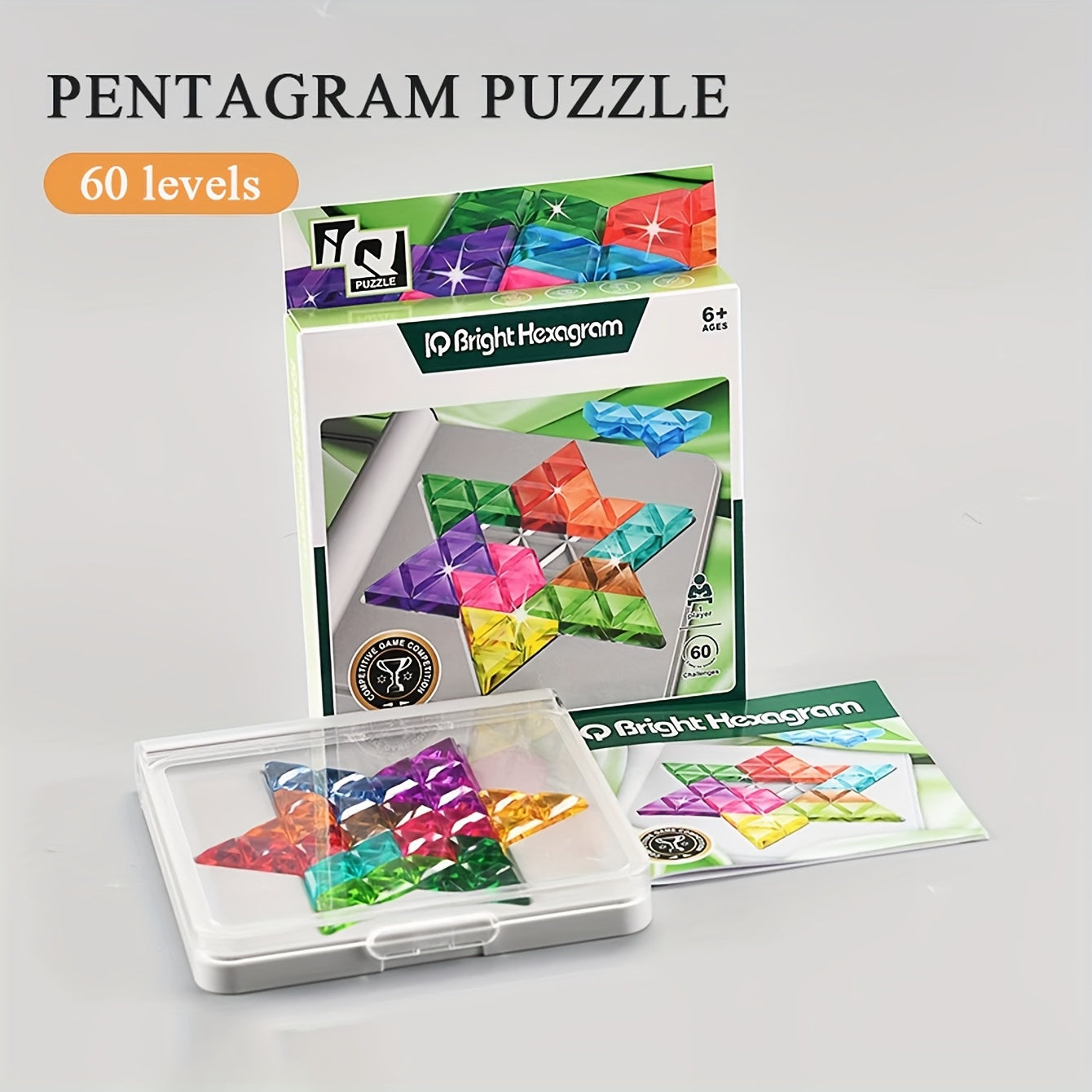 Colorful Heart Puzzle Game ABS Material Family Bonding