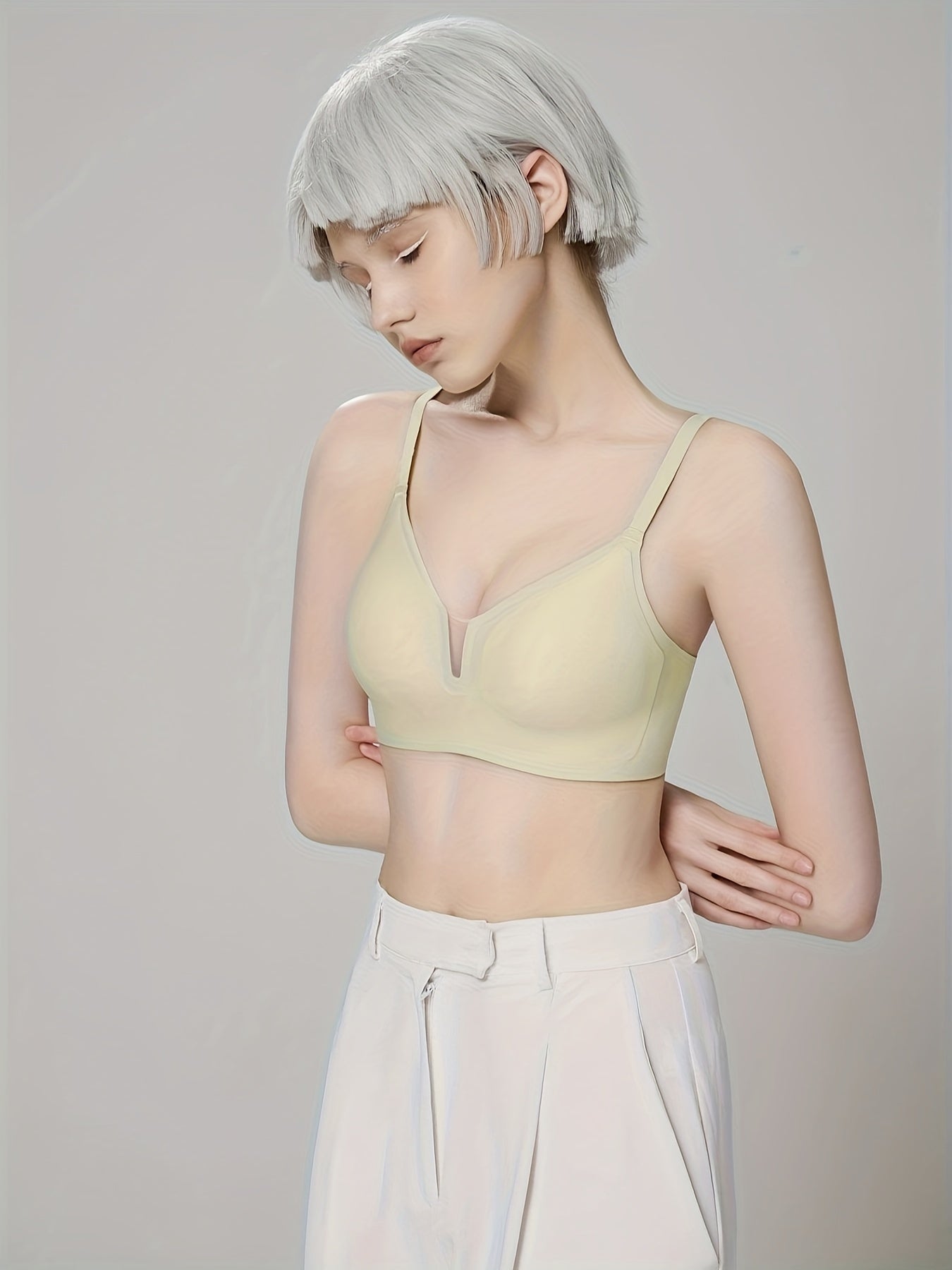 Mesh Full Coverage Push Up Bra - Women's Lingerie