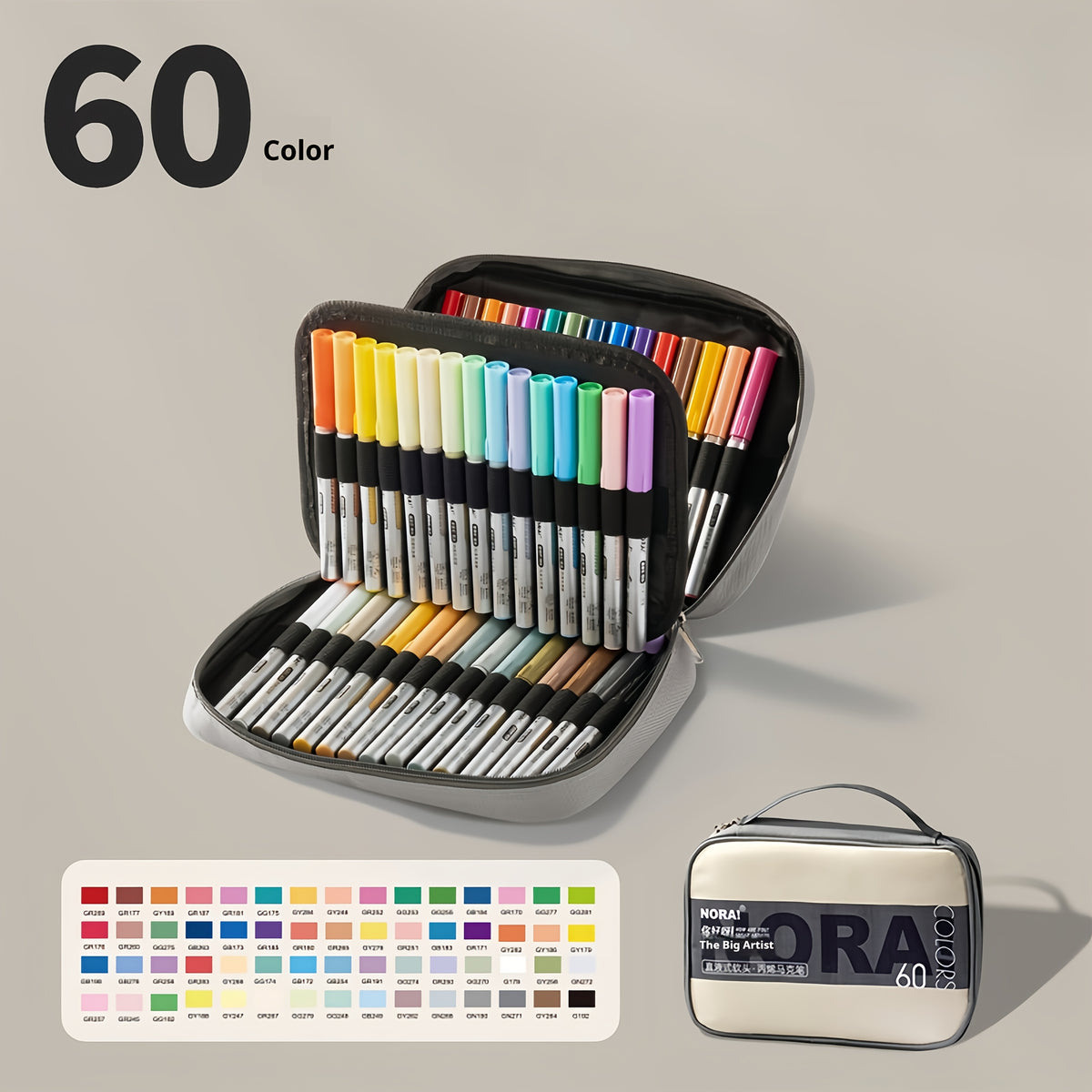 Soft Tip Permanent Art Pens Fine Brush Ink for Sketching and Painting