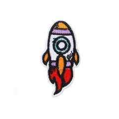 Astronaut Theme Iron On Patches For Girls Sew On Embroidered Applique