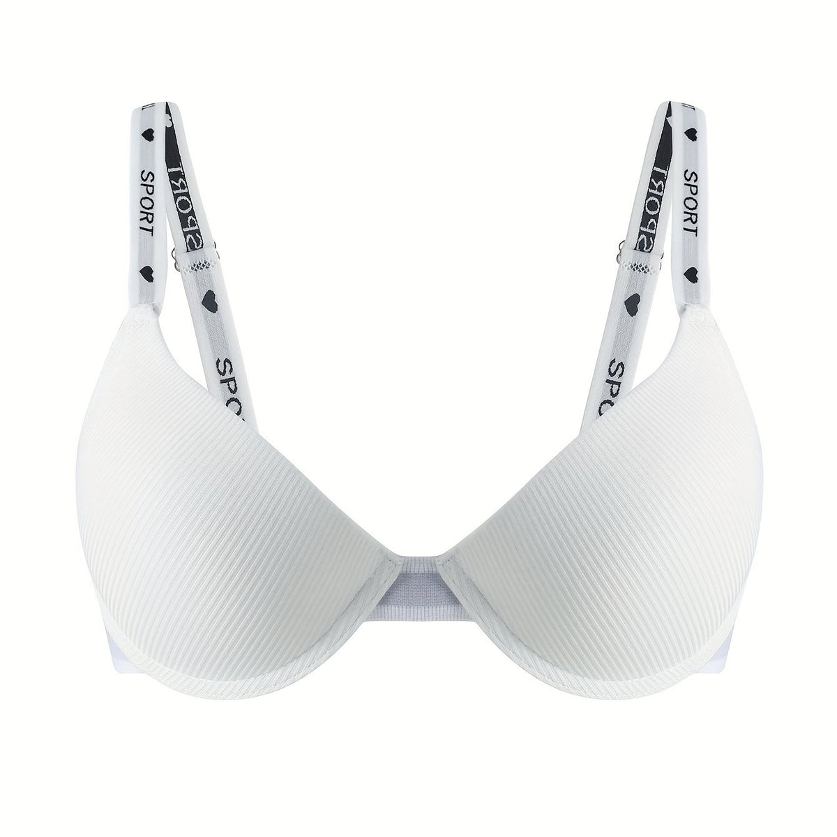 Letter Straps Push Up Bra Women's Lingerie & Underwear