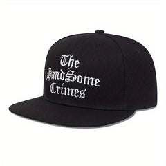 Men's English Letter Hip Hop Flat Brim Hat