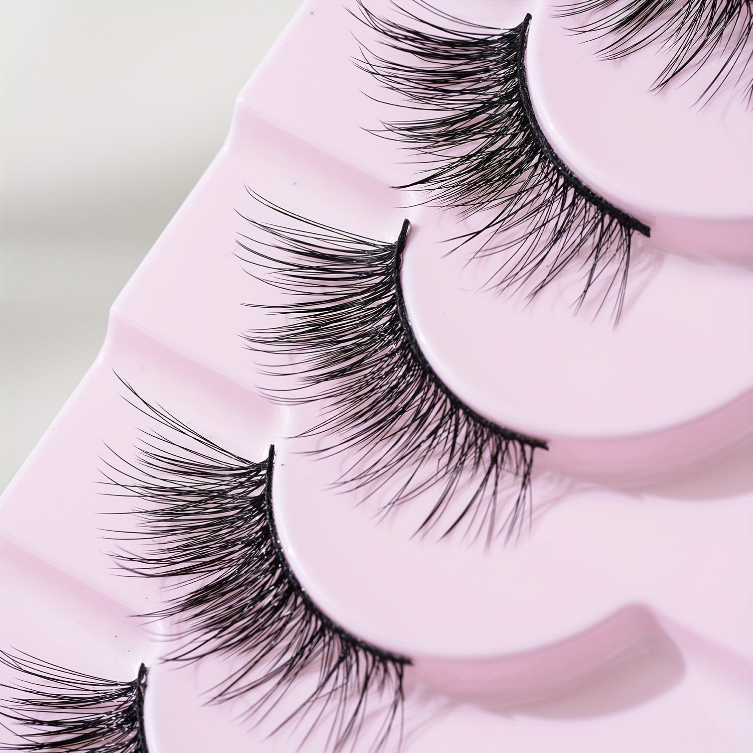 10 Pairs Half False Eyelashes Cat Eyes Look Natural Cross Lashes Eye Tail...