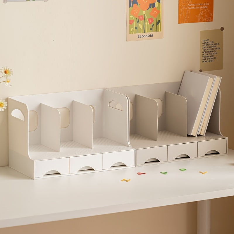Desktop Organizer with Pen Holder & Bookend