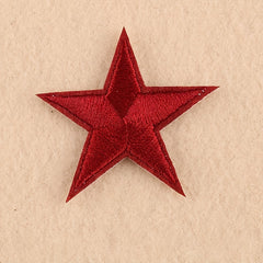10pcs Star Embroidered Iron On Patch for Clothing Jacket Jeans Backpack Hat