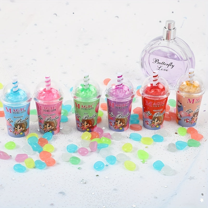 Straw Cup 6 Lipstick Milkshake Lip Glaze