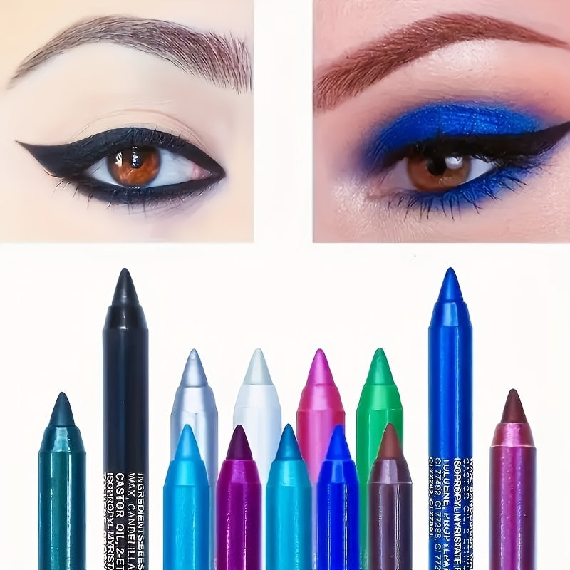 High Pigmented Pearly Shimmer Waterproof Eyeliner Stick