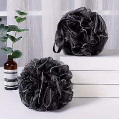 Bamboo Charcoal Bath Ball Mesh Sponge Shower Ball for Soft Skin