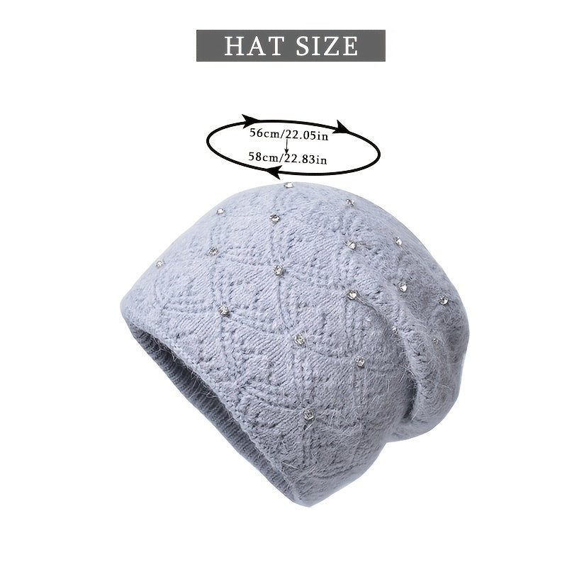 Knitted Winter Beanie Hat for Women