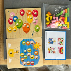 Wood Classification Battle Game Toy for Toddlers