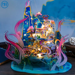 3D Metal Puzzle DIY Model: Magical Fairytale Palace