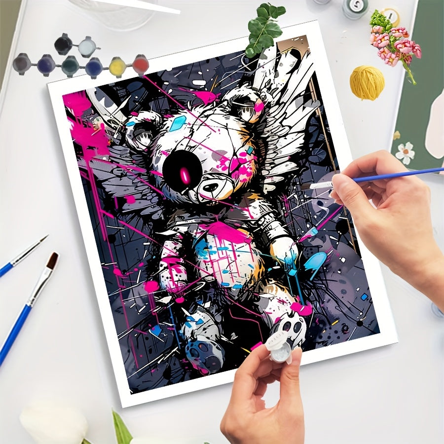 DIY Number Painting Kit Bear Home Wall Decor Gift Choice
