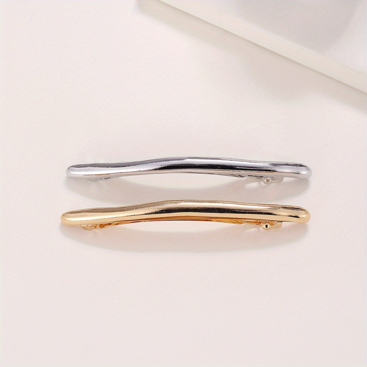 Sleek Metal Hair Clip Solid Duck Billed Clip Hair Accessories