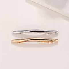 Sleek Metal Hair Clip Solid Duck Billed Clip Hair Accessories