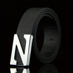 Men's Leather Belt for Work Business Gift for Dad and Husband
