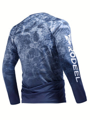 Men's Camo UPF 50 Sun Protection Shirt Long Sleeve Quick Dry