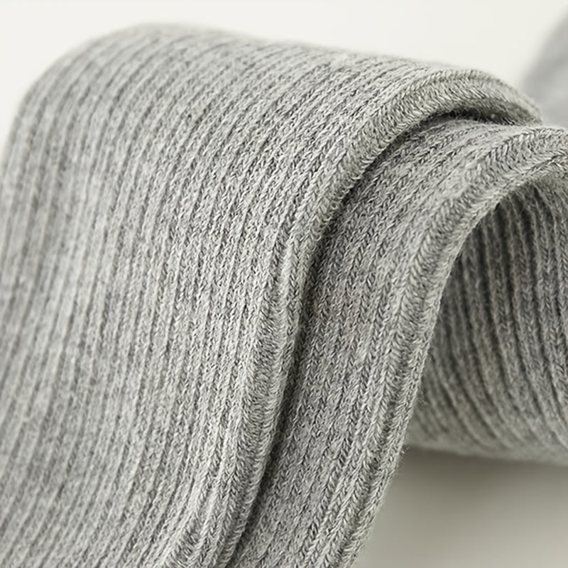 Girls Striped Knitted Cotton Leggings for Spring and Fall