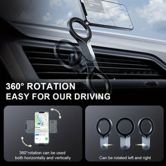 MagSafe Car Phone Mount for iPhone 14 13 12 Pro Max Mini - Magnetic Holder