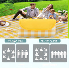 Foldable Outdoor Picnic Mat, Beach Camping Waterproof Blanket