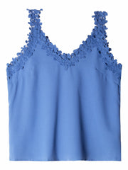 Lace Cami Top V Neck Sleeveless