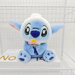 Stitch Keychain Plush Doll with Hat Bag Charm