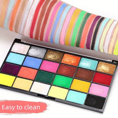24 Water Soluble Body Paint Face Paint Stage Makeup Christmas Halloween