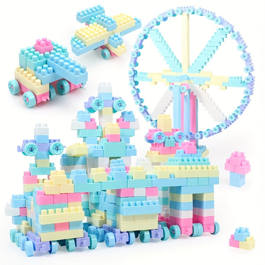 220pc Colorful Building Blocks Set Educational Construction Toys Ideal Gift
