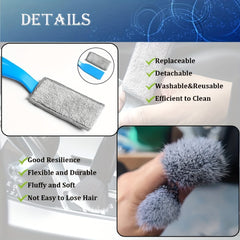 Double Head Car Clean Brush Set