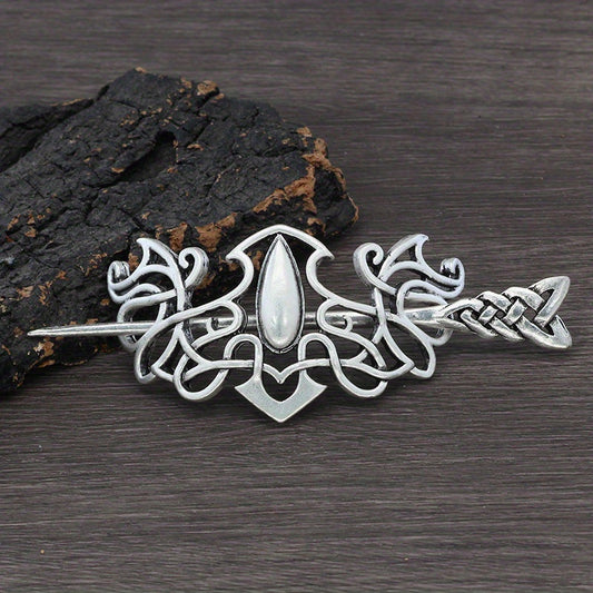 Viking Style Hairpin Celtic Crown Barrette Hair Accessories