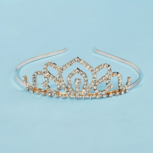 Sparkling Rhinestone Headband Tiara for Girls Women