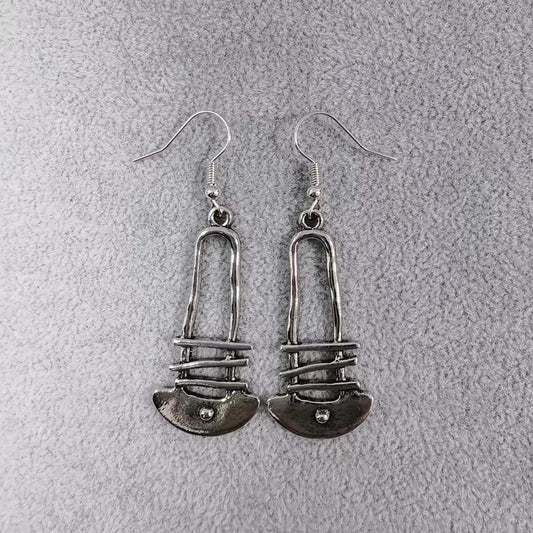 Boho Vintage Geometric Pendant Earrings Women Jewelry