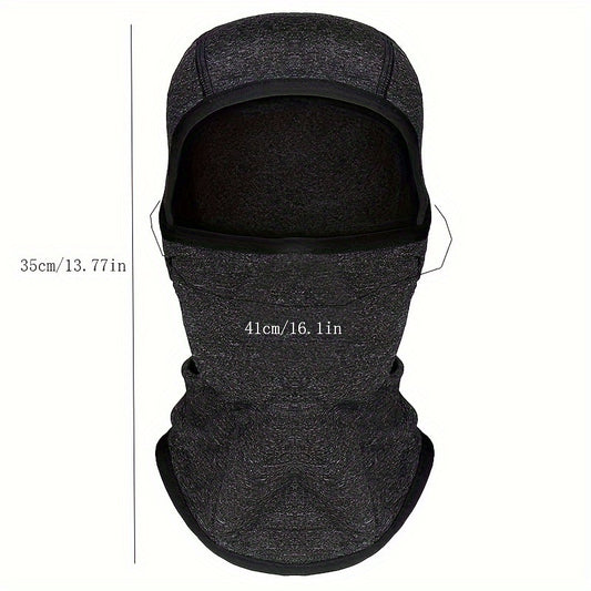 Winter Balaclava Fleece Hood Ski Mask Thermal Face Cover Hat Cap Scarf