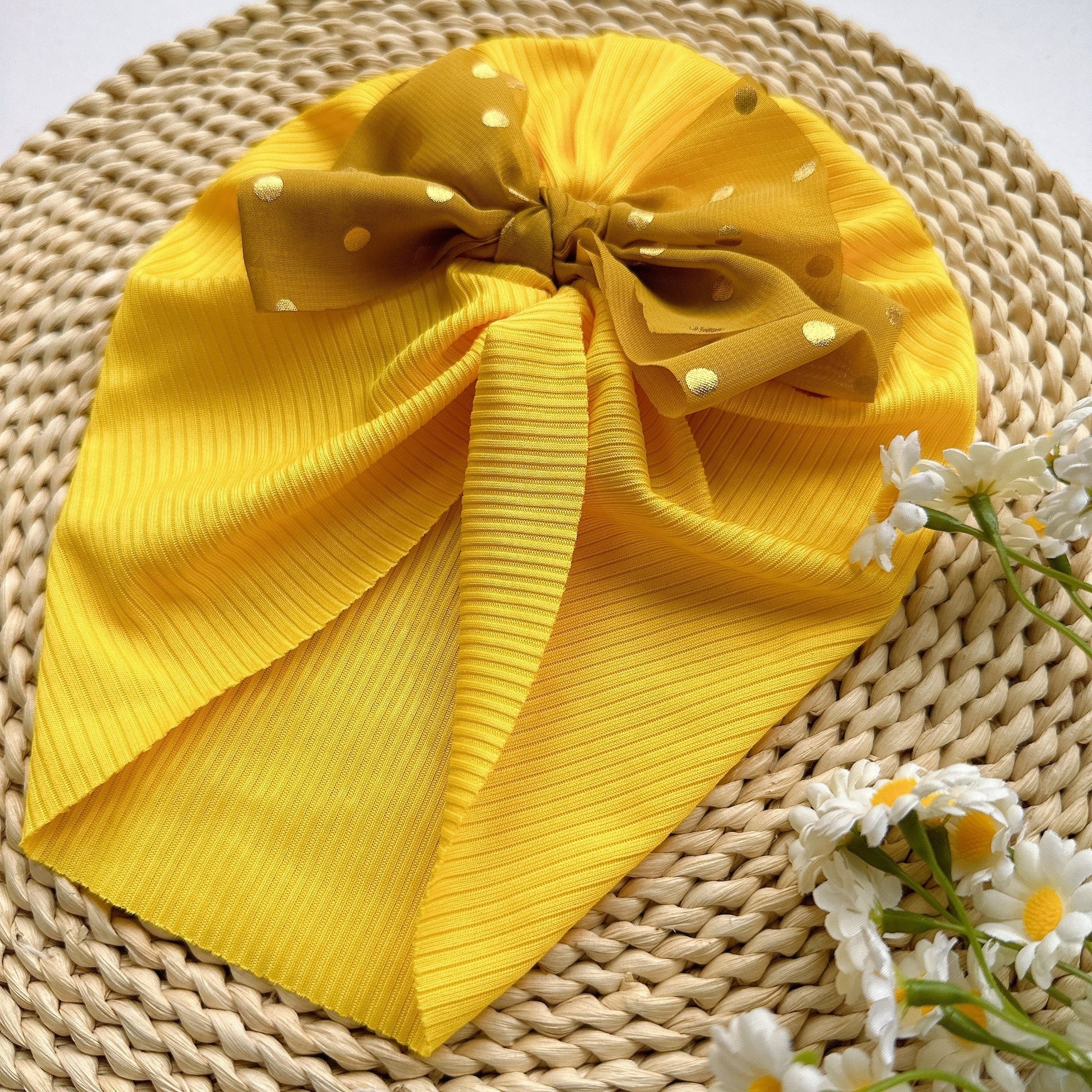 Baby Spring Summer Thin Headband Soft Bow Hat for Infants and Newborns